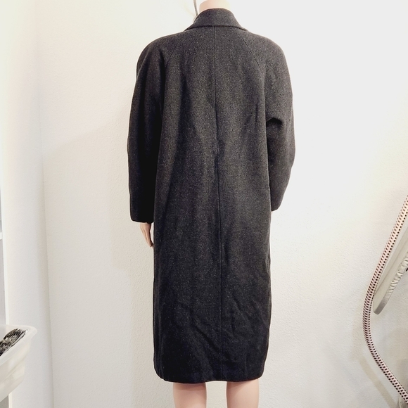 WORTHINGTON Grey Wool Blend Long Coat Size: 12P - Picture 7 of 11